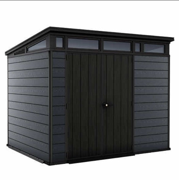 Keter Cortina 9x7 Storage Shed - Graphite