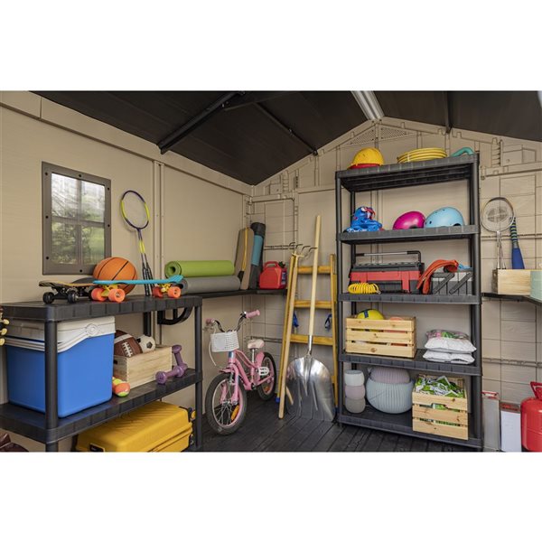 Keter Factor 8×8 Foot Large Resin Outdoor Shed