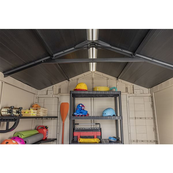 Keter Factor 8×8 Foot Large Resin Outdoor Shed