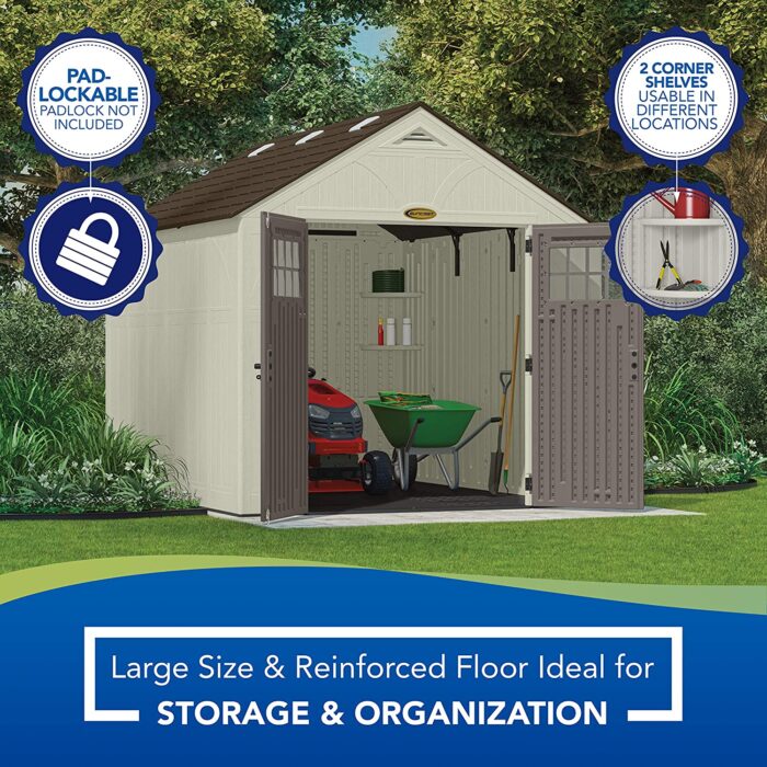 Suncast BMS8100 8′ x 10′ Tremont Storage Shed