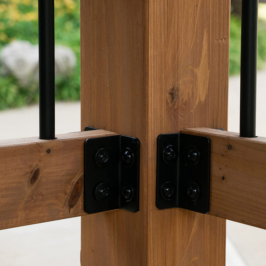 Backyard Discovery Norwood 12 ft. x 10 ft. Cedar Wood Gazebo