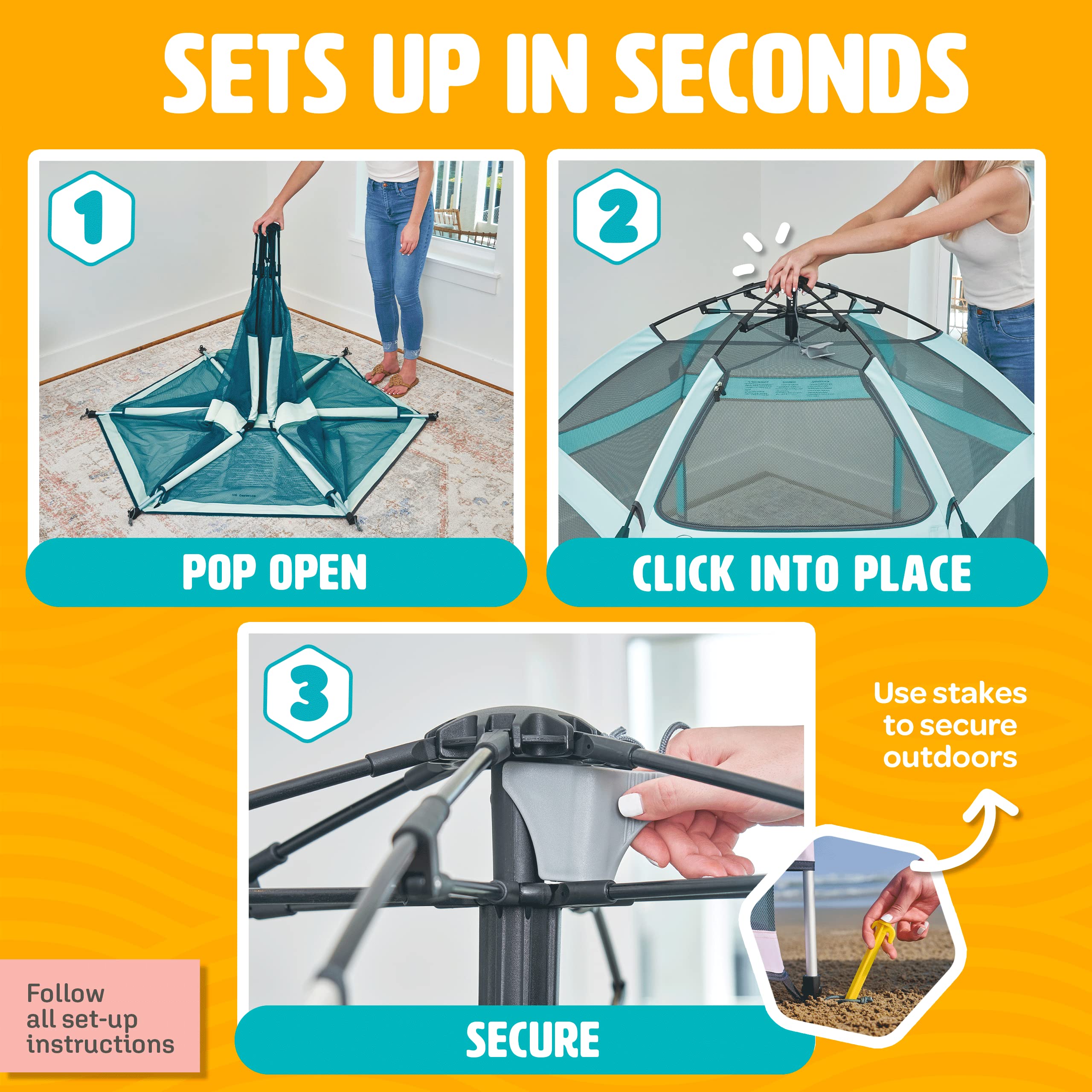 Baby Playpen - Indoor & Outdoor Playpen for Babies and Toddlers