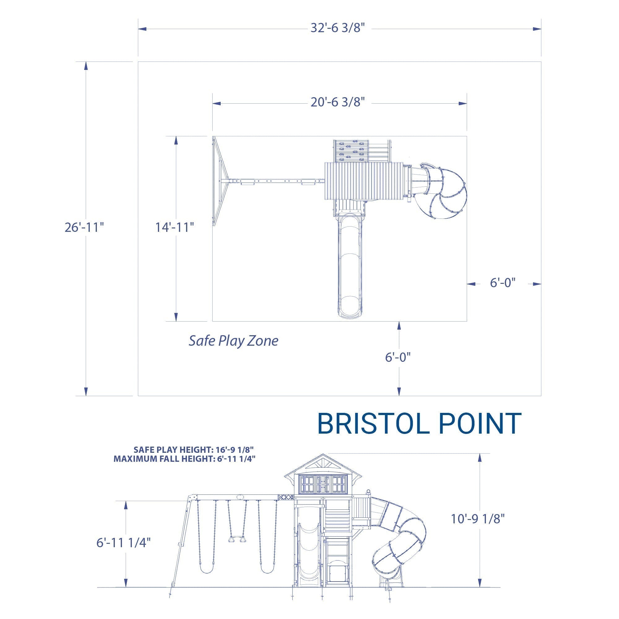 Bristol Point Swing Set