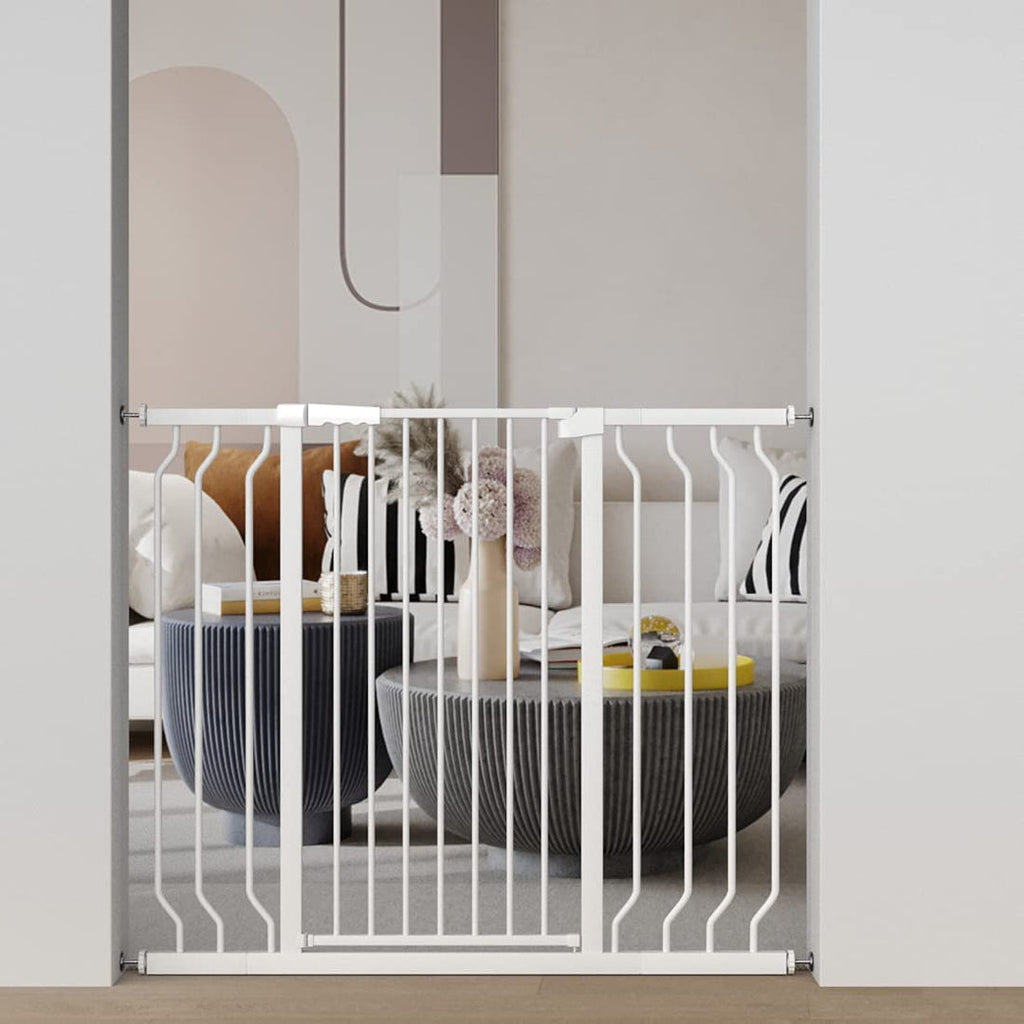 FairyBaby 40" Extra Tall Auto Close Big Dog Gate