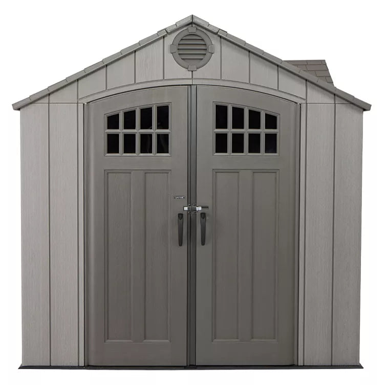 Lifetime 15′ x 8′ Rough Cut Dual-Entry Outdoor Storage Shed